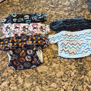 5 unisex mama koala pocket diapers with inserts